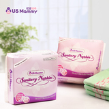 US Mammy/优生妈咪 夜间防护型 棉柔型 产妇卫生巾6片装 新品上市