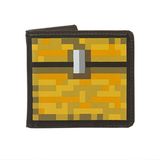 美国JINX竞客士官网正品我的世界游戏周边宝箱标志纯皮超薄钱包