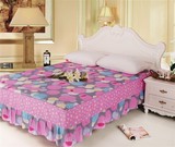 斜纹美容全棉 纯棉 床裙式床笠 床套单 床罩1.2米1.5米1.8米