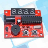 SC-91 单片机4位数字钟 电子制作套件 PCB电路板 DIY全套散件