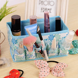 化妆品收纳盒 创意韩式便携可折叠美容首饰整理箱大容量 收纳箱包