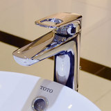 TOTO水龙头 DL363/DL363-1洗脸盆用单孔全铜单柄冷热水混合龙头