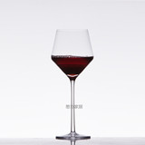 无铅水晶红酒杯 创意葡萄酒杯 一体成型高脚杯 玻璃酒杯 菱形杯子