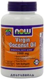 美国直邮NOW Foods Virgin Coconut Oil 1000mg, 120 Softgels NO