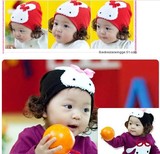 特价韩国流行兔子假发帽子 婴儿卡通 儿童帽子/时尚宝贝公主帽子