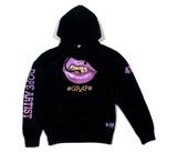 GRAF™原创品牌骚紫色嘴唇金牙A$AP Purple Swag黑色帽衫