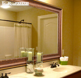 泰福特价欧式卫浴镜装饰镜化妆镜玄关镜卫生间壁挂镜浴室防水镜子