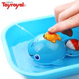 皇室正品宝宝洗澡沐浴玩具 婴儿0-1岁喷水戏水鲸鱼乌龟海狮动物组
