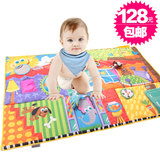宝宝爬行垫 加厚bb爬爬垫 婴儿拼图地垫 秋冬环保儿童地毯 带玩具