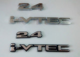 本田7/8代雅阁 2.4IVTEC车标 本田 车标2.4字标  I-VTEC英文标