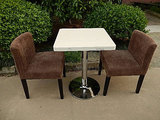 肯德基餐桌椅实木软包餐桌椅组合特价西餐厅餐桌沙发椅矮背餐桌椅