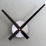 特大指针30CM 金属木头质感 复古齿轮挂钟机芯DIY时钟表创意壁钟