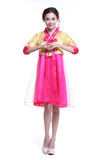 传统韩服夏季短款朝鲜族服装大长今民族舞蹈演出服 民族风女装