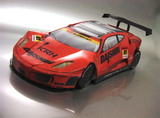 手工diy法拉利F430纸模型3D立体汽车车模 superGT赛车纸模型