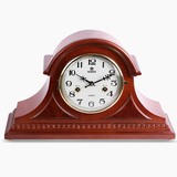 霸王30天发条机械钟座钟台钟 客厅卧室高档实木报时欧式创意时钟