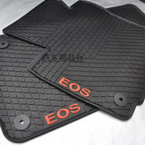 大众汽车EOS专用橡胶脚垫 防滑防水4S供货环保耐磨乳胶汽车脚踏垫