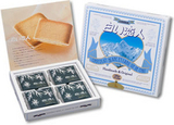 包邮现货 进口零食日本 北海道白色恋人白巧克力夹心饼干 12枚