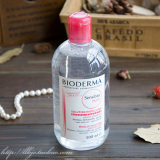 Bioderma/贝德玛 舒妍卸妆水500ml 粉水 洁肤液正品 温和卸淡妆