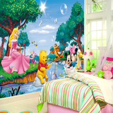 白雪公主 大型壁画卧室客厅儿童房梦幻卡通环保电视背景墙纸壁纸