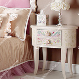 欧美式家具手绘欧式公主风格床头柜CTG034