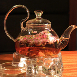 耐热新款茶盘玻璃茶具花茶壶过滤水果工艺茶壶玻璃茶壶
