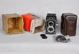 国产120双镜头反光式相机的精品机型，海鸥4A120胶片机械相机