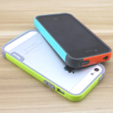 苹果5 iphone5s边框 se手机壳iphone4s手机套圈撞色硅胶保护韩国
