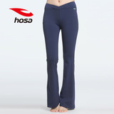 hosa 经典热卖浩沙女款运动舒适修身微喇叭专业瑜伽长裤110321120