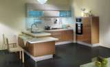UV烤漆门板石英石台面整体橱柜 橱柜定做 厨房 橱柜 整体厨房