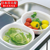 日本SANADA 洗菜盆 塑料洗菜篮 沥水篮 滤水盆 水果框 沥水架