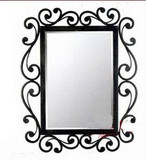 特价镜框 欧式 铁艺镜框 全身镜梳妆镜 浴室镜 铁艺镜子 田园镜