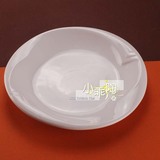 纯白陶瓷圆形好来福汤盘餐具个性创意寿司西餐沙拉盘家庭酒店实用