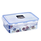 茶花1100ML矩形实用保鲜盒 塑料饭盒便当盒 3004