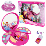 正品迪士尼公主化妆品盒儿童专用女孩彩妆礼盒套装玩具六一节礼物