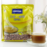 1kg袋装速溶三合一咖啡粉 韩国进口原料 投币机即饮黑咖啡 甜咖啡