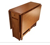 百分百全实木 折叠餐桌 小户型多功能饭桌 便捷简约 折叠桌椅