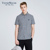 TeenieWeenie小熊夏季新品专柜正品男装格子衬衫TNYC52648M