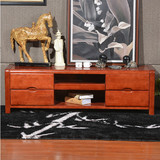 橡木电视柜1.2米1.6米 纯实木 客厅现代家具 简约电视柜组合特价
