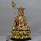 裟婆三圣佛像 大愿地藏王菩萨 树脂玻璃钢厂批发定做地藏佛像12寸