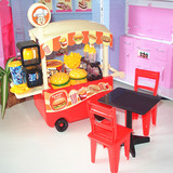 过家家玩具厨房玩具汉堡美食车餐桌椅仿真过家家套装儿童玩具包邮