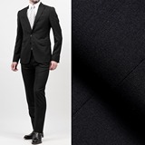 风尚日本代购 2015冬 新款 正品 ARMANI/阿玛尼 AC 黑色西服套装