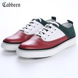 Cabbeen/卡宾男士新款板鞋 系带舒适低帮休闲男鞋3161205034