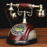 老式电话机家用办公座机固话旋转盘仿古欧式电话机复古时尚创意