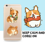 柯基犬iphone6/6p手机壳4.7寸日本原创意苹果6p硅胶萌宠物手机壳