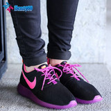 〖Ben1988〗Nike Roshe Run 休闲运动跑鞋 GS女款 黑紫599729-007