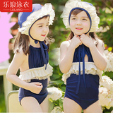 2015韩版儿童泳衣 2-14岁女童连体泳装 中大童宝宝正品游泳衣温泉