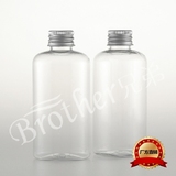 100ml透明椭圆本色铝盖瓶乳液瓶分装瓶化妆水瓶 纯露分装瓶