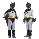 万圣节儿童服装化妆舞会派对演出cosplay服饰儿童蝙蝠侠服装衣服
