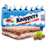 香港代购 德国原装knoppers牛奶榛子巧克力威化饼干一条8块装