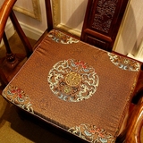 定制罗汉床垫子新中式古典红木实木沙发坐垫圈椅餐椅靠垫仿古靠背